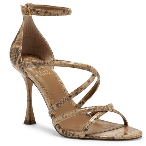 Vince Camuto Shoes - Vince camuto snake print heeled sandals